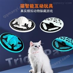 2021年跨境新品智能寵物貓咪玩具 電動貓咪寵物互動游戲機 貓咪玩具廠家 棒棒硅膠
