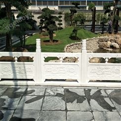 鑫燊寺院汉白玉石栏杆古建大殿专用仿古护栏雕花造型美观